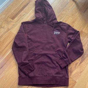 Vans hoodie sweatshirt. Men’s small. Burgundy/maroon color. Great condition.